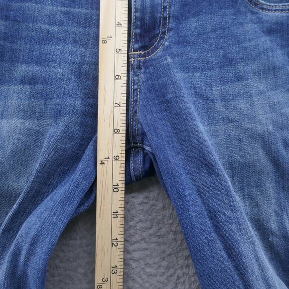 Kut from the Kloth Womens Catherine Boyfriend Jeans 4 Blue Mid Rise Distressed - Picture 8 of 11